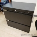 Evolve Black 2 Drawer Lateral File Cabinet, Locking